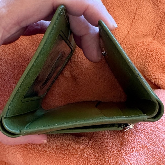 Furla Olive Perforated Wallet - Picture 5 of 7